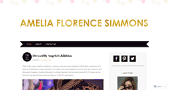 Desktop Screenshot of ameliaflorencesimmons.com